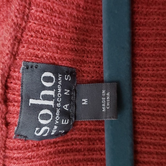 Soho NY&CO. Hooded Long Sweater - Picture 3 of 4